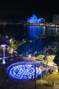 Vivid Sydney 2014. Image courtesy of Destination NSW.